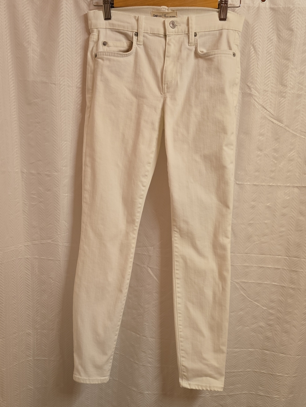 GAP Jeans Women's Size 2 Sz 26 White True Skinny Denim Jean